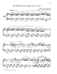 Maybe you would like to learn more about one of these? Songs For Piano 1 From Mikis Theodorakis Buy Now In The Stretta Sheet Music Shop