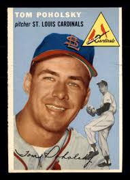 1954 Topps #142 Tom Poholsky NM