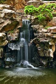 Wasserfall Landschaft Botanischer Garten Bochum Stromungsbewegung Wasser Pikist