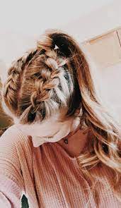 Pinterest Macy Mccarty Amacy Mccarty Pinterest Hairstylecutebeauty Prettybraidedhairstyles Sporty Hairstyles Sport Hair Game Day Hair
