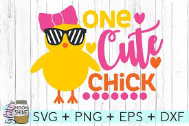 Welcome to our svg map directory! One Cute Chick Svg Dxf Png Eps Cutting Files 69217 Svgs Design Bundles