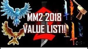 Mm2 value list roblox may 2021. Mm2 Value List Jd Mm2store