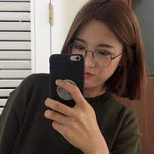 Image Result For Round Glasses Tumblr Short Hair Glasses Ulzzang Short Hair Korean Short Hair