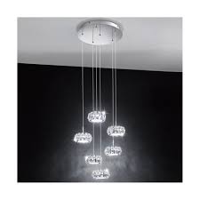These 2x2 led drop ﻿ceiling ﻿lights are very durable and ul, dlc, ce, and rohs approved. Eglo Lighting Corliano Led Crystal Multi Drop Ceiling Pendant Light In Chrome Finish 39008 Lighting From The Home Lighting Centre Uk