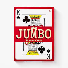 Thank for your question, the bicycle team Jumbo Playing Cards Paper Source