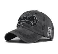 Customized Fashion 6 Panel Baseball Hat Cotton Twill Fabric Coated Wash  Taslon Nylon Raised Embroidery Spring Summer Outdoor Sports OEM ODM Cap