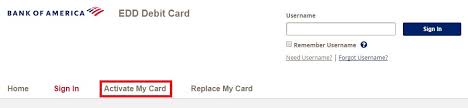 Apparently this service is handled under a. Bank Of America Edd Debit Card Online Login Creditcardapr Org