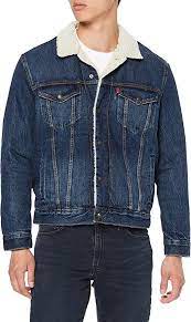 Levi's® men's sherpa canvas trucker jacket. Levi S Herren Type 3 Sherpa Trucker Jacke Manner Jacken Jeans Manner Bekleidung