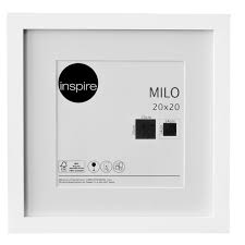 Baguette pour cadre leroy merlin. Cadre Milo L 20 X H 20 Cm Blanc Leroy Merlin
