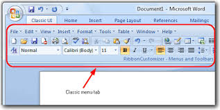 Add Classic Menu To Microsoft Office 2007 Ribbon Raymond Cc Microsoft Office Microsoft Classic Menu
