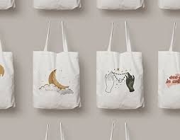 45+ free tote bag patterns & tutorials: Imaan Shahira On Behance
