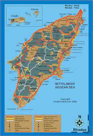 Learn how to create your own. Die Landkarte Von Rhodos Dodekanes Griechenland