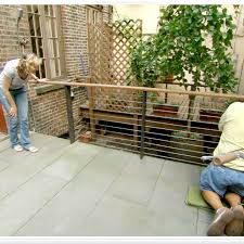 These will be used for gardening purposes. How To Install A Cable Deck Railing This Old House