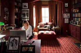 Robert B Parker S Office With Joan At His Desk And Pearl On His Sofa Book Worth Reading Writer Books