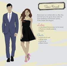 Decoding Dress Code Semi Formal Semi Formal Dress Code Formal Dress Code Semi Formal Wedding Attire