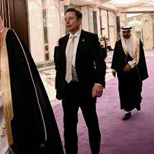 BREAKING: Elon Musk joined President Trump in Saudi Arabia and he will be  speaking at Saudi / U.S. Investment Forum. Drop some love ❤️ if you support  Elon and trump