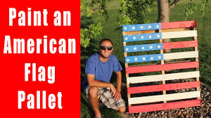 Interiors walls are all to decide a decorative theme of your home! American Flag Pallet Project Youtube