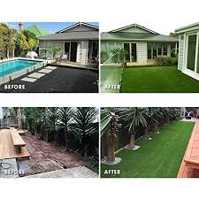 Row up these pots of faux grass for a modern twist on easter décor or as cement adds a rustic touch to sleek rectangular shape. Synthetic Artificial Grass Turf 5ftx8ft Indoor Outdoor Balcony Garden Decor Drainage Holes Faux Grass Rug Carpet For Pets Pricepulse