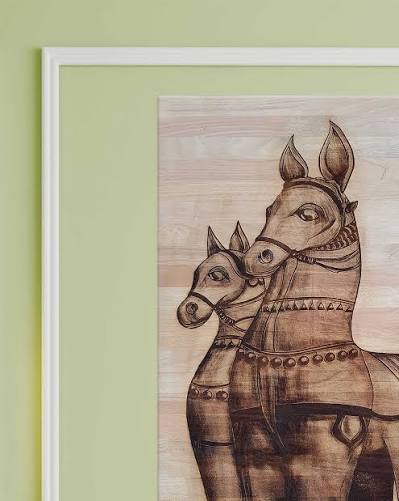 Wooden Art: Terracotta Horse – Native Krea Art Gallery