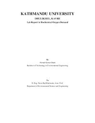 How to measure biochemical oxygen demand 1. Pdf Biochemical Oxygen Deman Nirmal Kumar Shahi Academia Edu