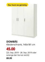 Ikea Magdeburg Dombas Kleiderschrank Weiss 140x181 Cm Kleiderschrank Schrank Schliessfacher