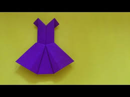 Cara Membuat Origami Baju Pesta Origami Baju Youtube