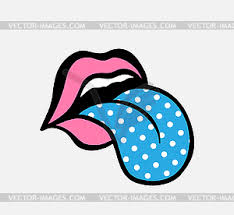 Smiley face with tongue sticking out 4tbkmn6gc jpeg. Pop Art Speaking Red Lips Tongue Sticking Out Vector Clipart