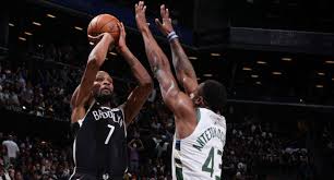 Irving doing it with offense and defense. Durant Scores 29 As Nets Roll Over Bucks In Nba Series Opener Channels Television