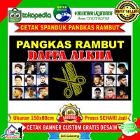 Sempat minta model pangkas cepak, deny siregar meninggal dunia di kios pangkas. Jual Spanduk Pangkas Rambut Murah Lengkap Harga August 2021