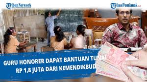 Silahkan simak informasi berikut ini. Guru Honorer Dapat Bantuan Tunai Rp 1 8 Juta Dari Kemendikbud Youtube