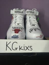 On the black & white pair, we have logos for the celtics, magic, knicks. Nike Air Force One Mid Supreme Nba White Men S Fashion Footwear On Carousell