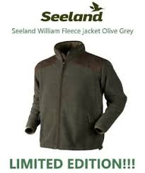 Details About Seeland William Fleece Jacket Olive Grey Limited Edition Hunting Outdoors