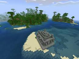 This is the perfect seed if you want to live in trees! 3711968 A Temple At A Jungle Coast Seed Minecraft Pe
