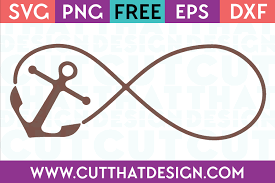Free Svg Files Infinity Anchor Design 2 Cut That Design