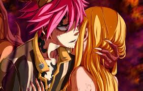 Natsu dragneel is a fire dragon slayer, a member of the fairy tail guild and a member of team natsu. Wallpaper Dragon Anime Art Two Fairy Tail Natsu Dragneel Lucy Heartfilia Fairy Tail Images For Desktop Section Syonen Download