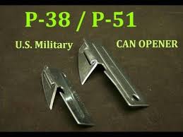 How To Use The P 38 P 51 Can Opener And A Little Back Story On Them Can Opener Canning Can Openers