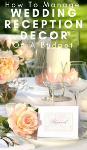 Find ways on how to decorate your wedding on a budget is as easy as going to pinterest to find creative wedding ideas. Wedding Reception Decorations For A Wedding On A Budget