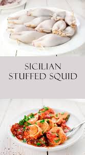 Sicilian Stuffed Squid Recipe Seppie Ripiene Chefjar Recipe Squid Recipes Sicilian Recipes Seafood Recipes