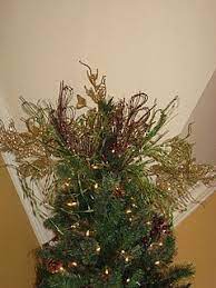 How To Make Those Spray Christmas Tree Toppers Detailed Directions Christmas Tree Topper Sprays Christmas Tree Christmas Tree Toppers