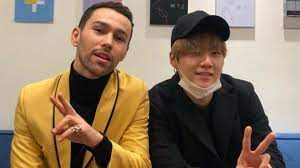 Max is back with another bts collaboration. Suga And Max Have Fun Together In A Lakers Game Somag News