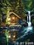 Paintings Of Cabins In The Woods