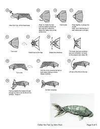 Koi Fish Diagram Koi Fish Diagram 4 Of 5 Money Origami Dollar Bill Art Projects Dollar Origami Origami Fish Origami Koi Fish