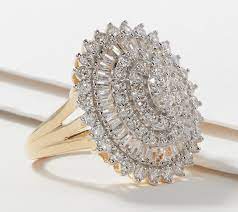 Ontdek nu het uitgebreide aanbod ringen online of in een van onze lucardi winkels. Affinity 14k Gold Diamond Cocktail Ring 2 00cttw Qvc Com