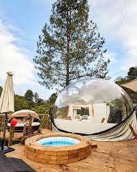 Located Near El Retiro Just 33 Km Away From Medellin Bubble Sky Glamping Offers A Unique And Luxurious Experience For Glamping Glamping Resorts Tent Glamping