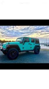 Teraflex leveling kit, toyo tires, fuel offroad wheels, tiffany blue wrap. Tiffany Blue Wrap Jeep Wrangler Jku Blue Jeep Jeep Wrangler Jeep