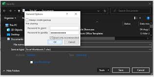 In the password to modify box, enter a password and click ok. How To Make Your Excel Workbook Read Only Make Tech Easier