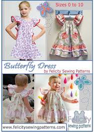 Butterfly Dress Pdf Sewing Pattern Girl S Flutter Sleeve Etsy Girls Dress Sewing Patterns Sewing Patterns Girls Girls Dresses Sewing
