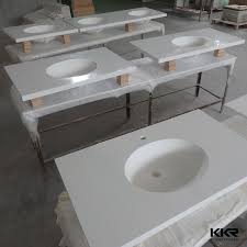 solid surface bathroom countertop