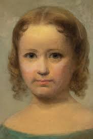 American School, Portrait of a Little Girl, Oil sold at auction