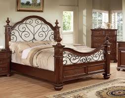 With a replicated mahogany grain bathed in a deep red finish along with richly finished beaded, carved and rope. Gabriela Poster Storage Bedroom Set 1stopbedrooms